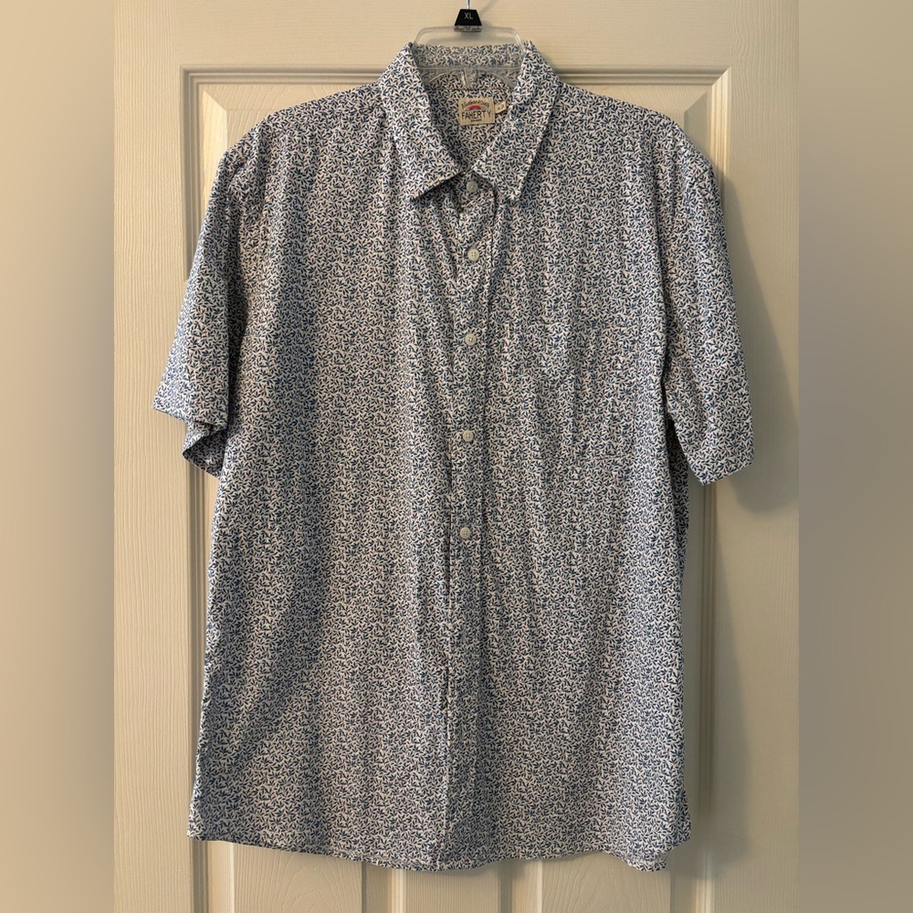 Faherty Men Button Down Shirt XL